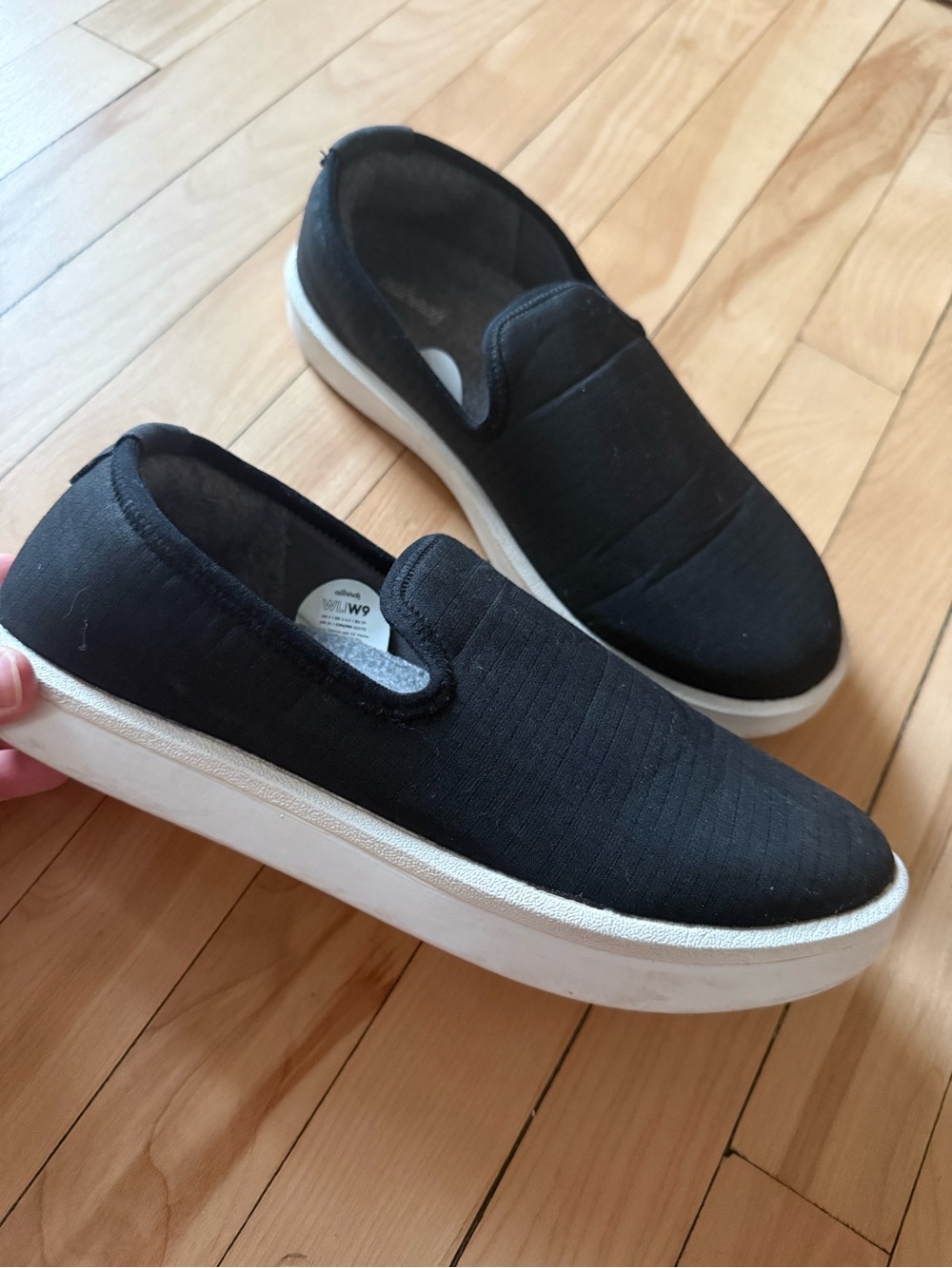 Allbirds Women’s Wool Lounger Woven Slipper Black 9